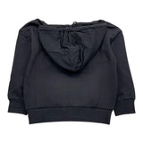 FREDDY felpa tinta unita con cappuccio e stampa Nero per Bambina FR1817 NERO FREDDY 