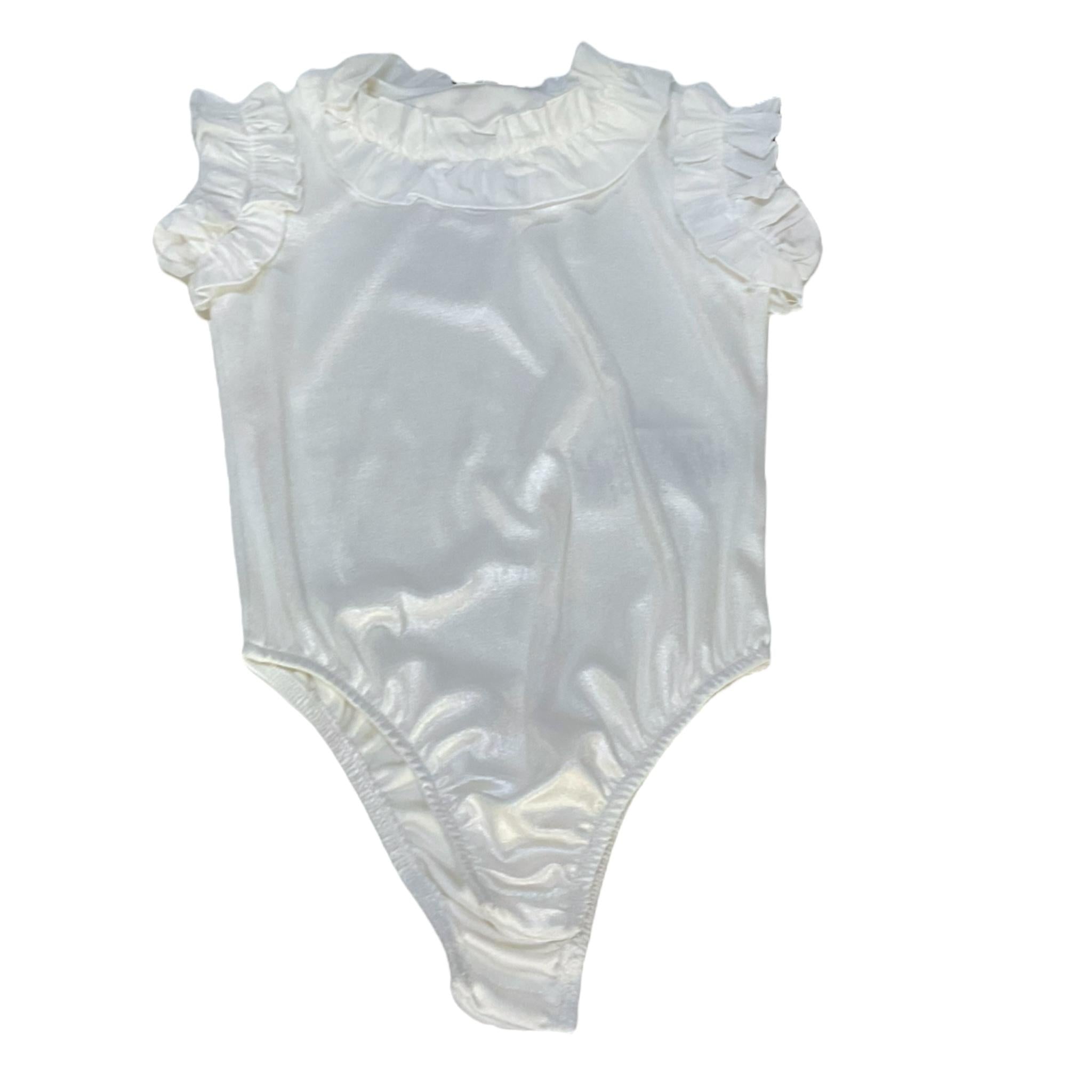 Fun & Fun Body Tinta Unita Giromanica per Neonata FNCBBD01057N BIANCO FUN & FUN 