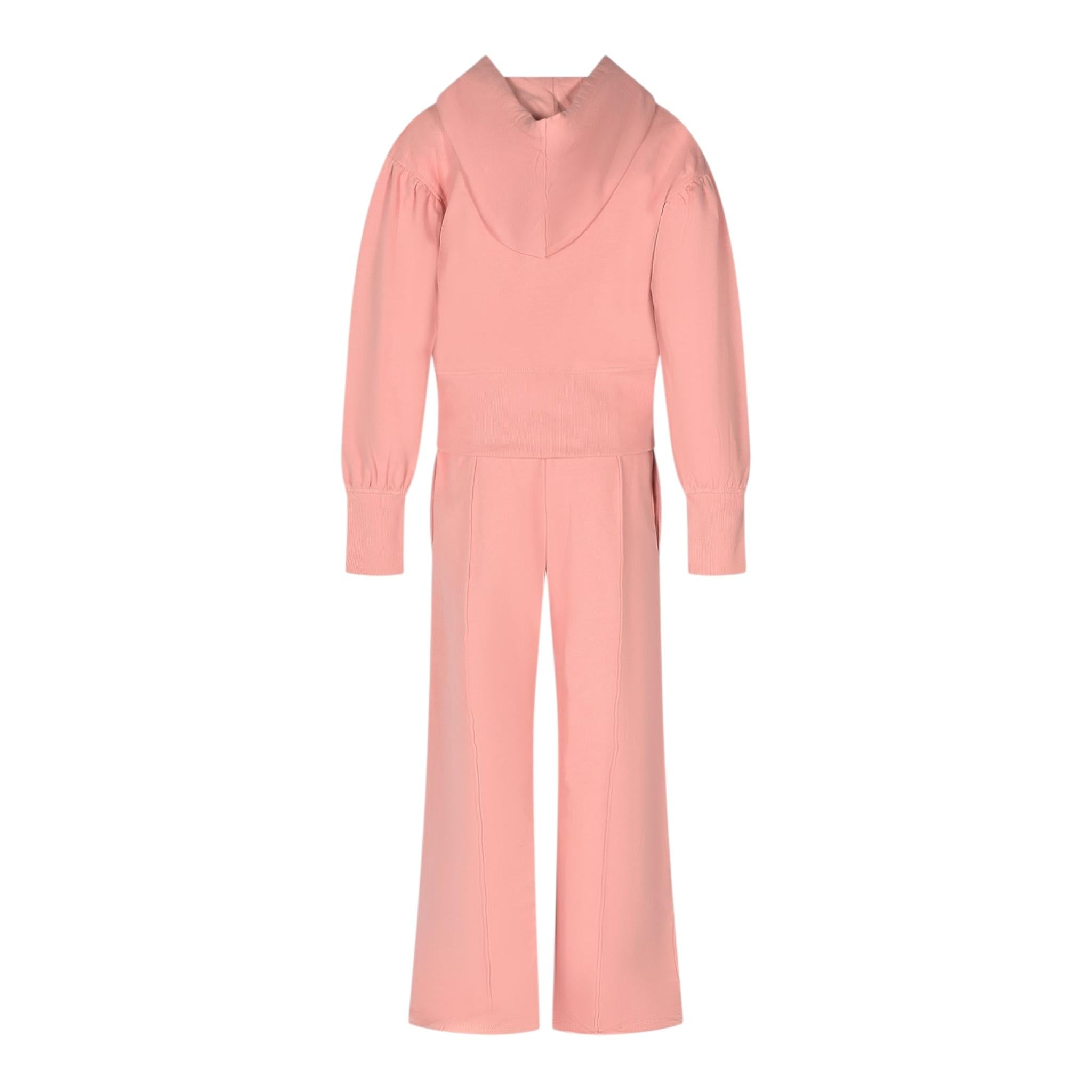 FUN & FUN completo 2 pezzi felpa-pantalone tinta unita Rosa per Bambina FJCM00008 ROSA FUN & FUN 