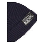 MOSCHINO cappelli tinta unita con stampa logo Blu per Bambina HUXO2I BLU MOSCHINO 