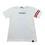 Zu+Elements T-Shirt Girocoll Tinta Unita con Logo per Bambino ZU316 BIANCO ZU+ELEMENTS 