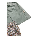Teddy E Minou 2 Piece Set Shirt-Pants Green For Baby Girl