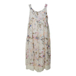 Dixie Abito Tinta Unita con Fantasia Fiori per Bambina AB57364G39 BEIGE DIXIE 