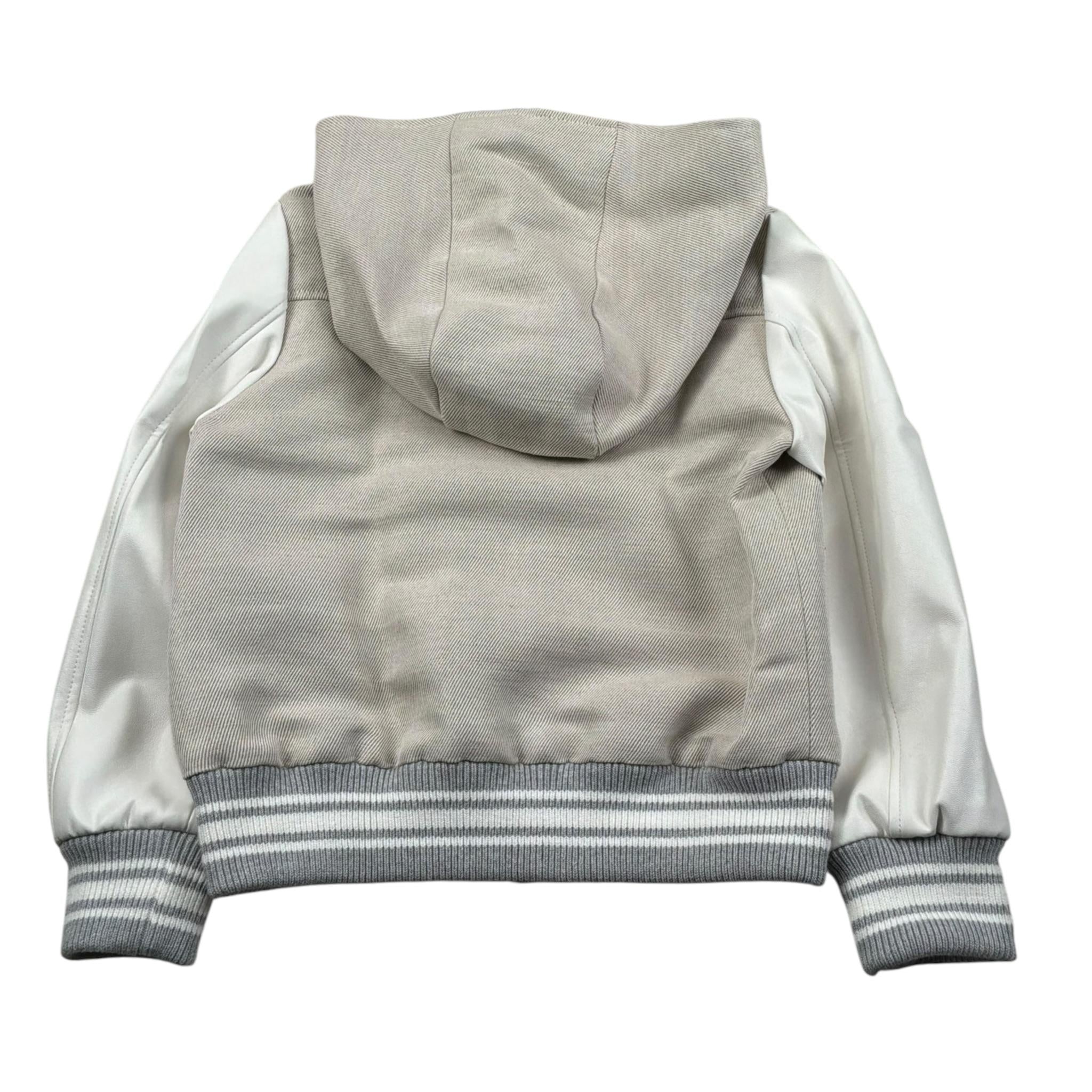 Eleventy Giubbino Modello College con Cappuccio per Bambino EW2P17 BEIGE ELEVENTY 