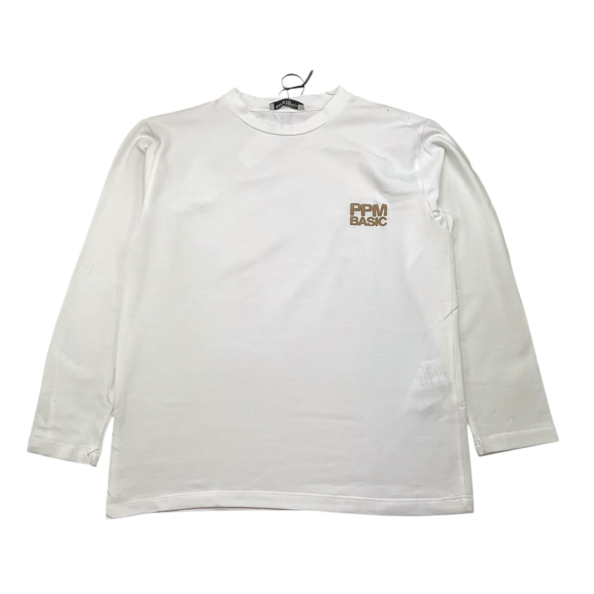 PAOLO PECORA shirt girocollo tinta unita con stampa Bianco/beige per Bambino PP3845 BIANCO/BEIGE PAOLO PECORA 