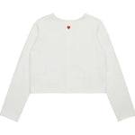 Max&Co. Maglia Girocollo Tinta Unita con Bottoni per Bambina MX0151 PANNA MAX&Co. 