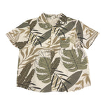 Lalalu' Camicia Tinta Unita Mezza Manica con Fantasia per Bambino CML350PB BIANCO LALALU' 