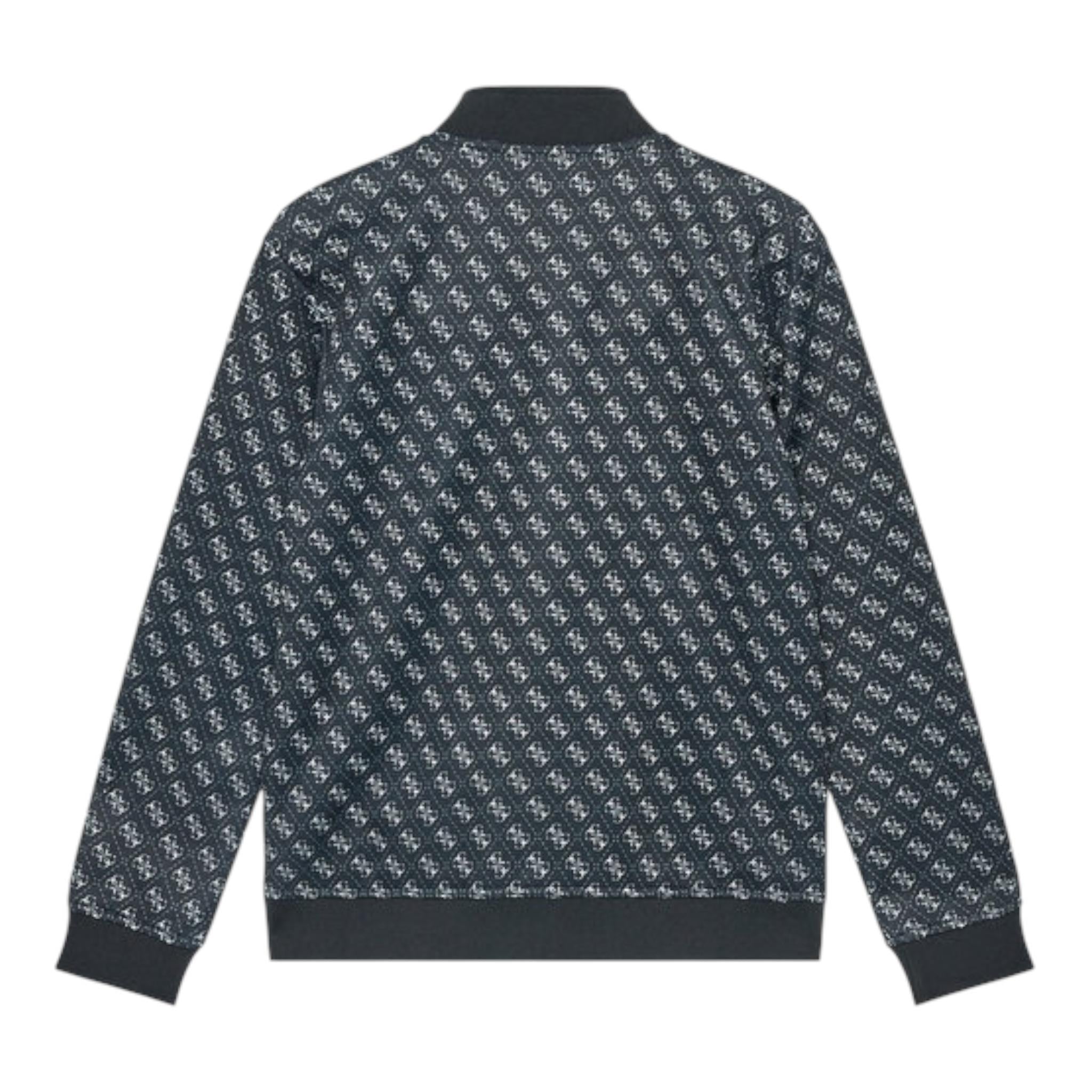 GUESS felpa tinta unita con zip logata Nero per Bambino L4YQ24FL04O NERO GUESS 