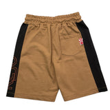 Kejo Bermuda Solid Color With Contrast Trim Biscuit For Boys