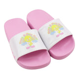 Billieblush Girls' Plain White Glitter Sliders