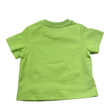 Moschino T-Shirt Girocollo Tinta Unita con Stampa per Neonato MOM031 VERDE MOSCHINO 