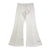 Liu Jo Plain Trousers Model Flare With Elastic Waist White For Girls