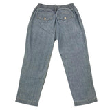 Eleventy Jeans Solid Color With Elastic Waist Light Blue For Boys