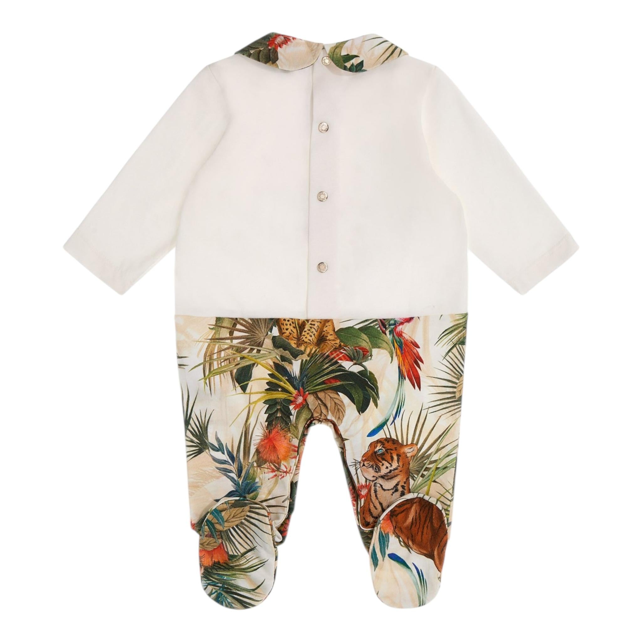 ROBERTO CAVALLI set 3 pezzi tutina-cappello-bavetta tinta unita Bianco per Neonata SJT846 BIANCO ROBERTO CAVALLI 