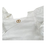 Twinset Tuta Tinta Giromanica Tinta Unita per Bambina 251GJ2405X BIANCO TWINSET 