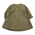 TARTINE ET CHOCOLAT abito tinta unita manica lunga con ricami Verde per Neonata ROBE23 VERDE TARTINE ET CHOCOLAT 