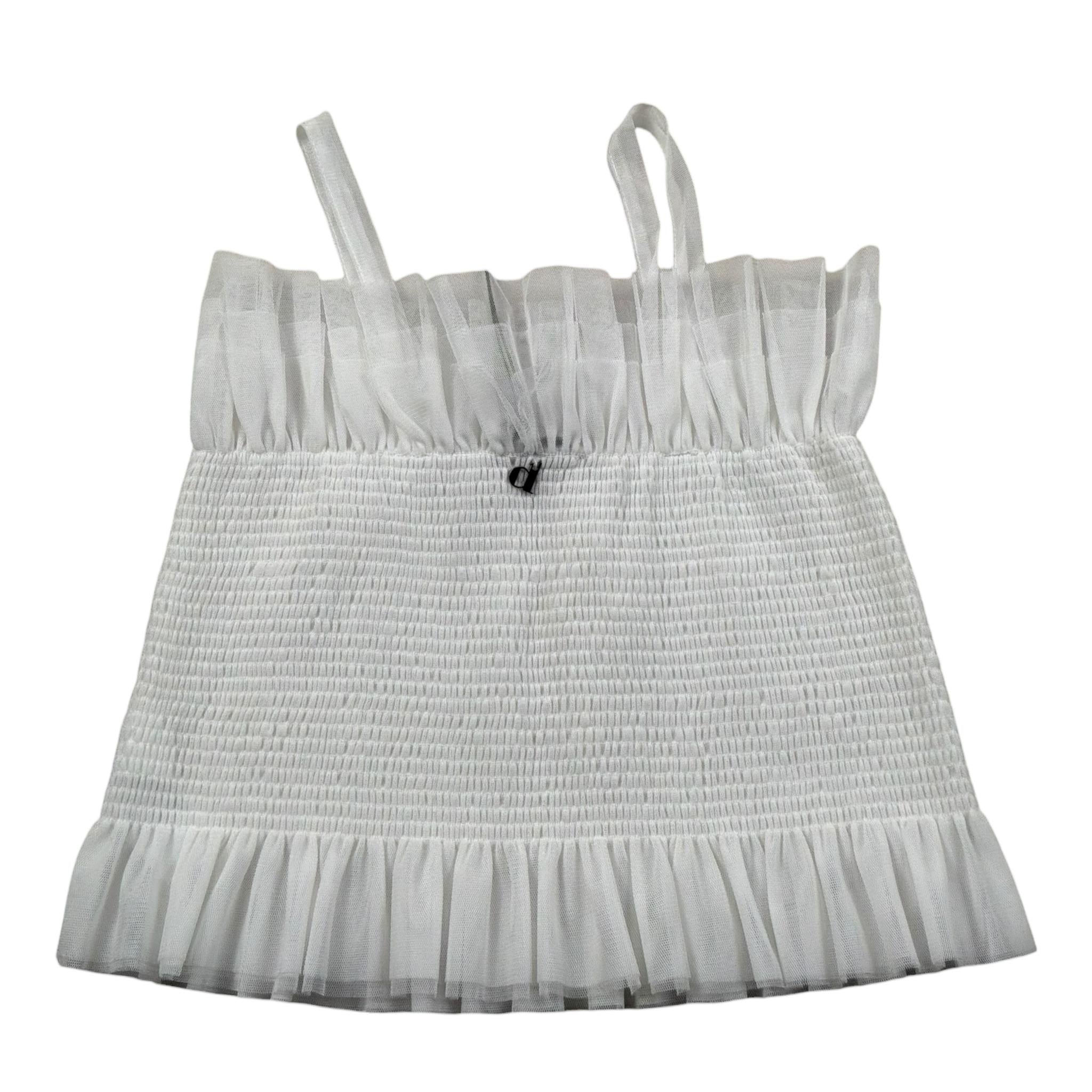 Dixie Top Tinta Unita per Bambina CC45290G74 BIANCO DIXIE 