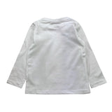 MOUSSE shirt girocollo tinta unita con stampa Bianco per Bambina BEARRR BIANCO MOUSSE 
