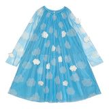 STELLA McCARTNEY abit manica lunga tinta unita con tulle Azzurro per Neonata TV1110 AZZURRO STELLA McCARTNEY 