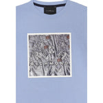 John Richmond T-Shirt Girocollo Tinta Unita con Stampa per Bambino RBP25117TSXX AZZURRO JOHN RICHMOND 