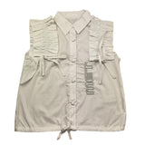 Met Camicia Giromanica Tinta Unita per Bambina ME368 BIANCO MET 