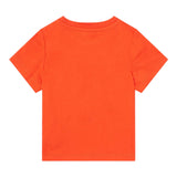 Stella Mccartney T-Shirt Crew Neck Solid Color With Contrast Print Orange For Baby