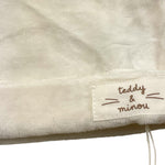 TEDDY E MINOU set cappello-babbucce tinta unita Bianco per Neonato I24AC001M0137 BIANCO TEDDY E MINOU 