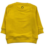 TRUSSARDI felpa chiusa girocollo tinta unita con stampa in contrasto Giallo per Bambino TIA24086FE GIALLO TRUSSARDI 