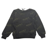 Most Los Angeles Crewneck Sweatshirt Solid Color Logo Black For Boys