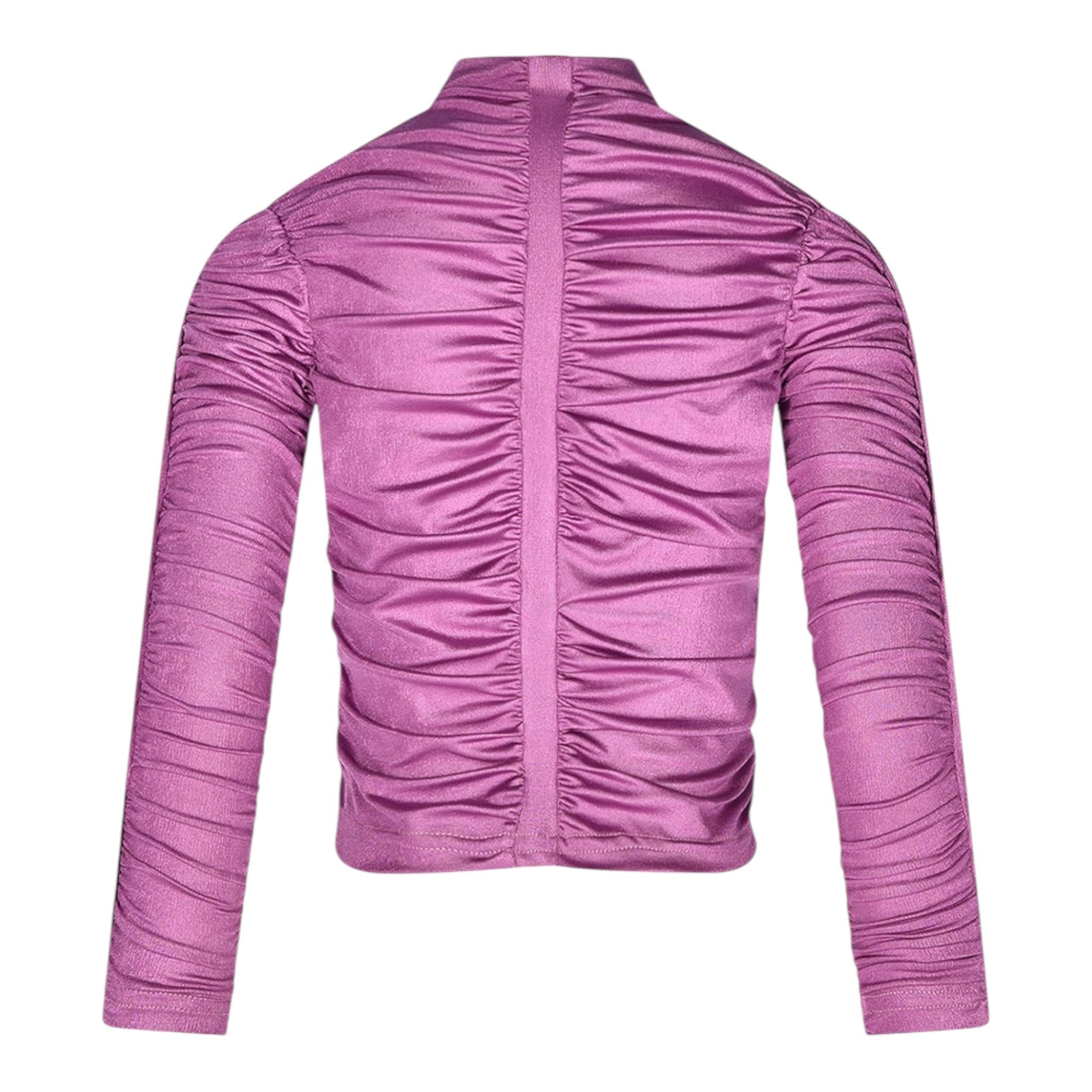 FUN & FUN shirt tinta unita mezzo collo Glicine per Bambina FJTS00439 GLICINE FUN & FUN 