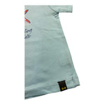 F**K T-Shirt Girocollo Tinta Unita con Stampe per Neonato FJ234200CL AZZURRO F**K 