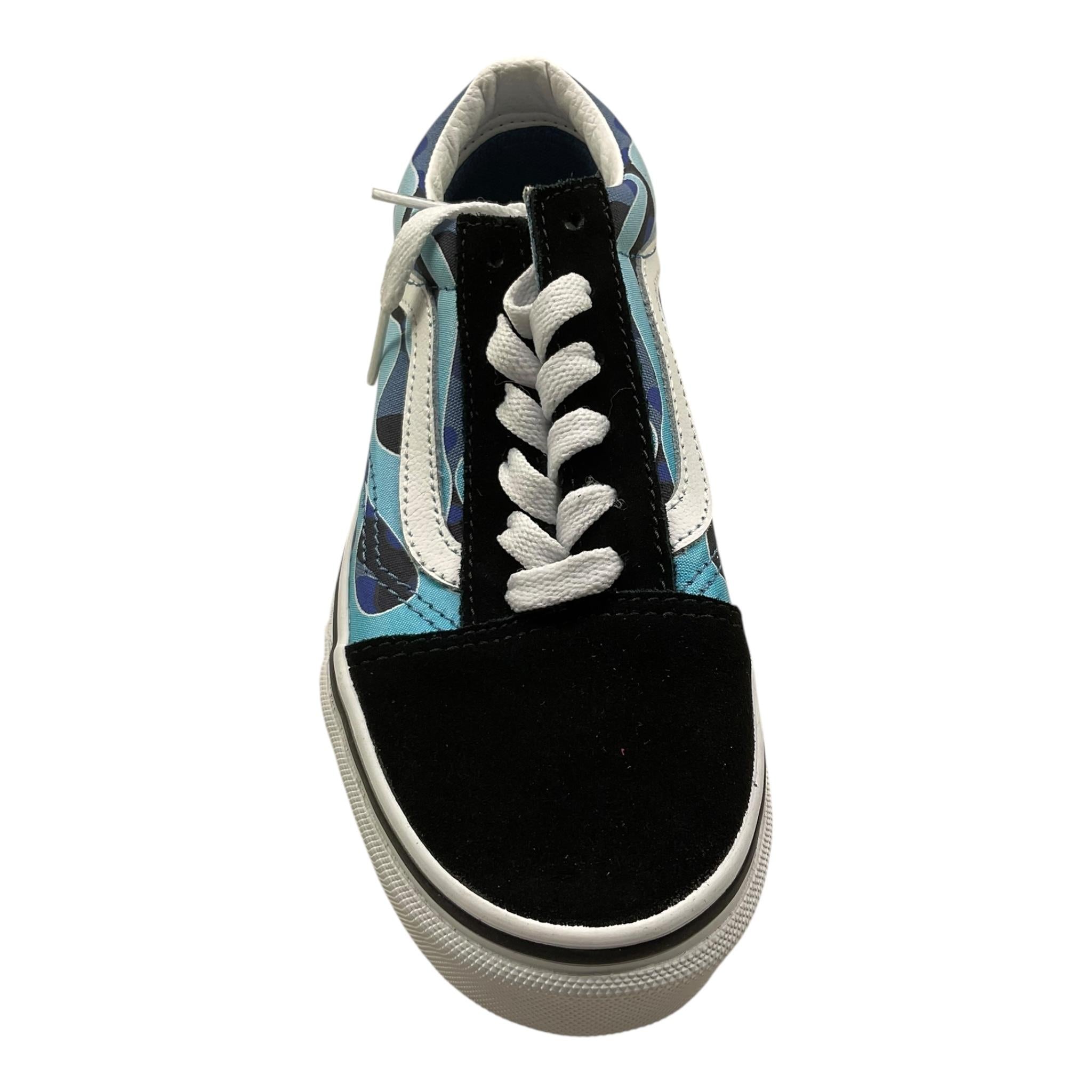 VANS sneakers tinta unita con lacci Nero per Bambino VN0A7Q5FABW1 NERO VANS 