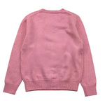 SAINT BARTH maglia girocollo tinta unita con stampa Rosa per Bambina TRUDIPRIN ROSA SAINT BARTH 