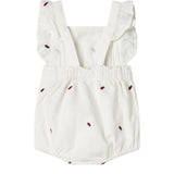 Name It Pagliaccetto tinta unita con Stampa Bianco per Neonata 13227280 BIANCO NAME IT 