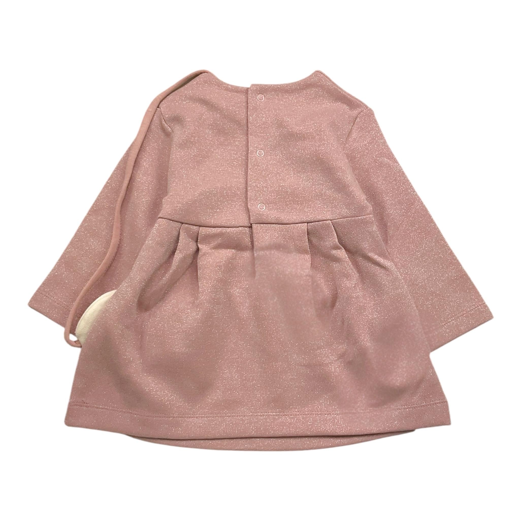 MAYORAL abito tinta unita con pochette girocollo Rosa per Bambina 2915 ROSA MAYORAL 
