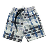 Cesare Paciotti Bermuda Multicolor With Elastic Waist Light Blue For Newborn