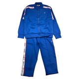 Cesare Paciotti 2 Piece Set Zip Up Sweatshirt-Pants In Blue Tracksuit For Boys