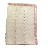 PICCOLA GIUGGIOLA coperta tinta unita con applicazioni in contrasto Bianco per Neonata MIRTOO BIANCO PICCOLA GIUGGIOLA 