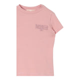 ELISABETTA FRANCHI t-shirt girocollo tinta unita con logo Rosa per Neonata EGTS084N ROSA ELISABETTA FRANCHI 