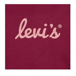 LEVI'S felpa chiusa con cappuccio tinta unita cn logo Bordeaux per Bambina 4EJ170 BRDEAUX LEVI'S 