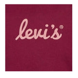LEVI'S felpa chiusa con cappuccio tinta unita cn logo Bordeaux per Bambina 4EJ170 BRDEAUX LEVI'S 