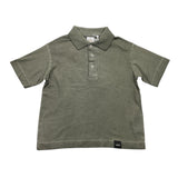 Aspesi Polo Shirt Solid Color Half Sleeve Green For Boys