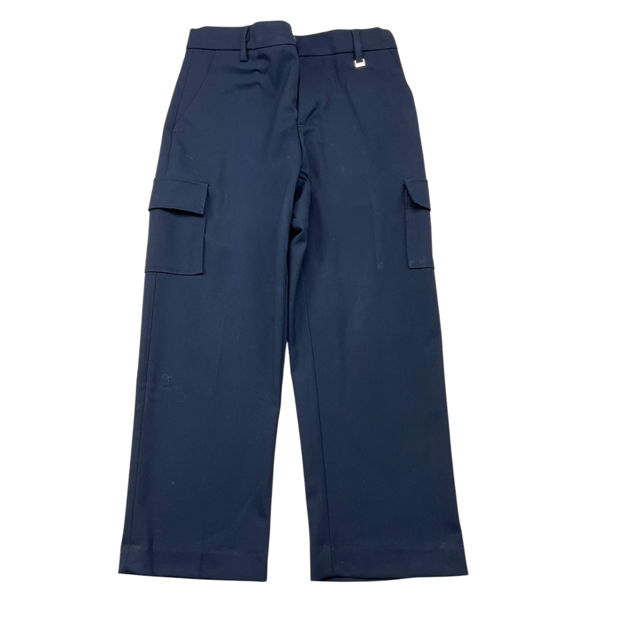 I'M BRIAN pantalone tinta unita con girovita regolabile Blu per Bambino PA3081J BLU I'M BRIAN 