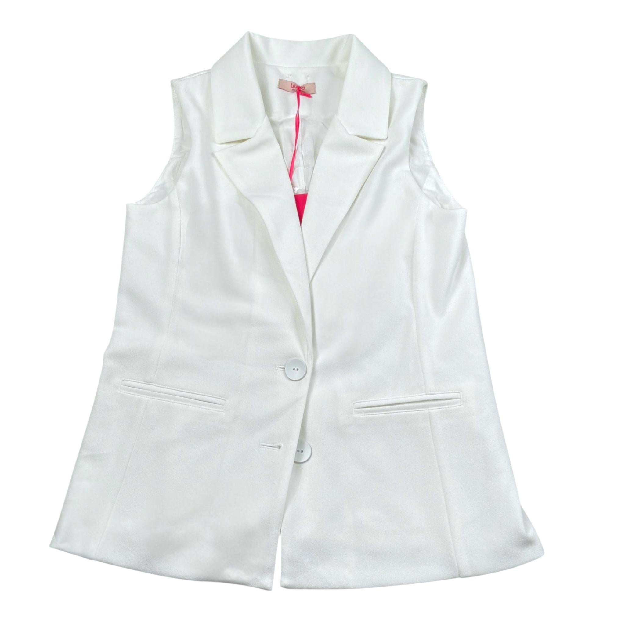 Liu Jo Giacca Giromanica Tinta Unita per Bambina GA5215X BIANCO LIU JO 