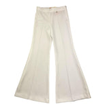 Elisabetta Franchi Pantalone Tinta Unita Modello Zampa per Bambina EFPA285 BIANCO ELISABETTA FRANCHI 