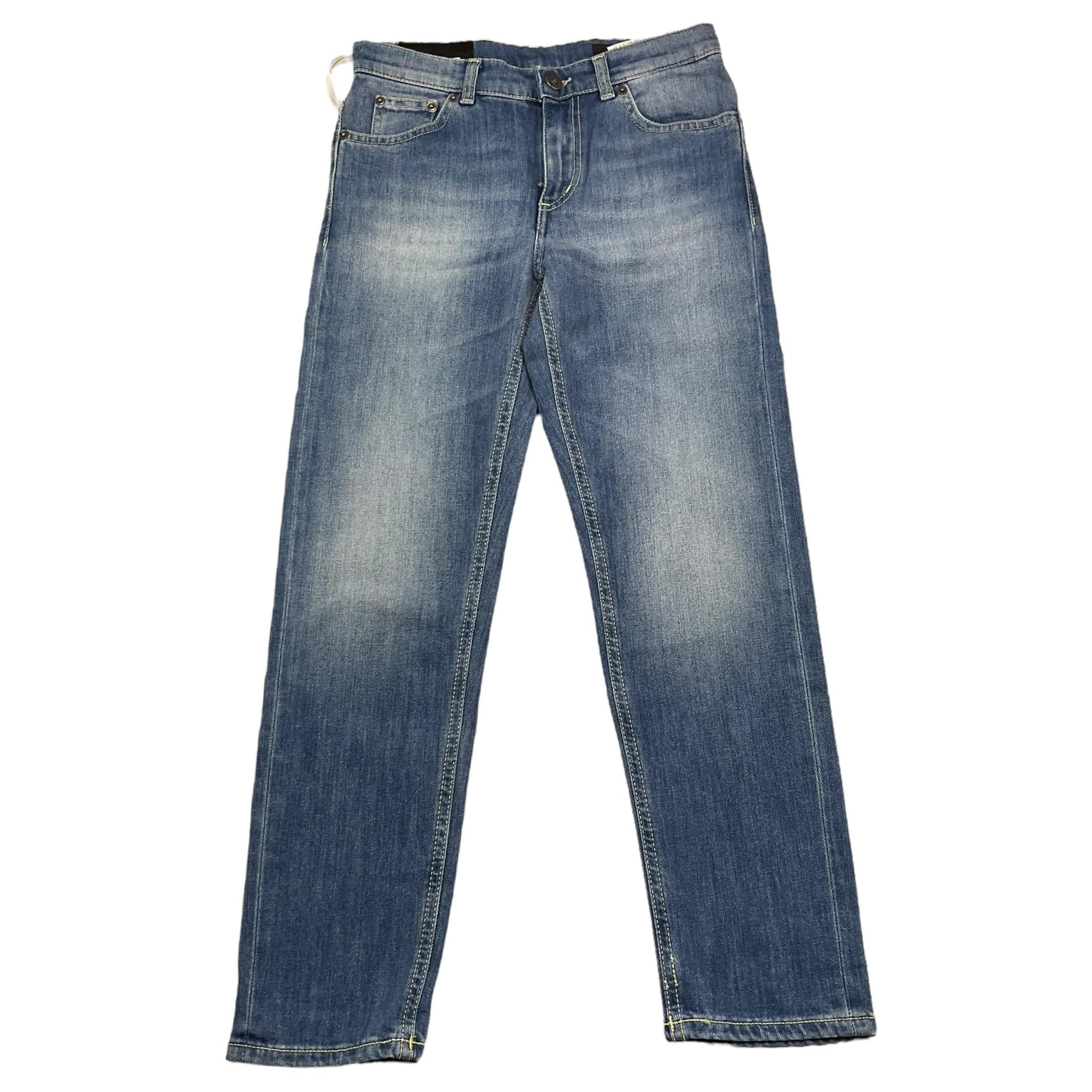 DONDUP jeans tinta unita con girovita regolabile Azzurro per Bambino DMPA276CX AZZURRO DONDUP 