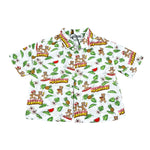 Moschino Camicia Mezza Manica Tinta Unita con Stampa per Neonato MUC01L BIANCO MOSCHINO 