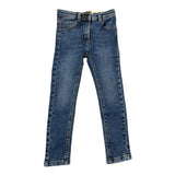 Losan Jeans Solid Color with Adjustable Waistband Blue for Boys
