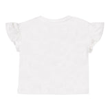 Moschino T-Shirt Girocollo Tinta Unita con Stampa Orso per Neonata MDM03 BIANCO MOSCHINO 