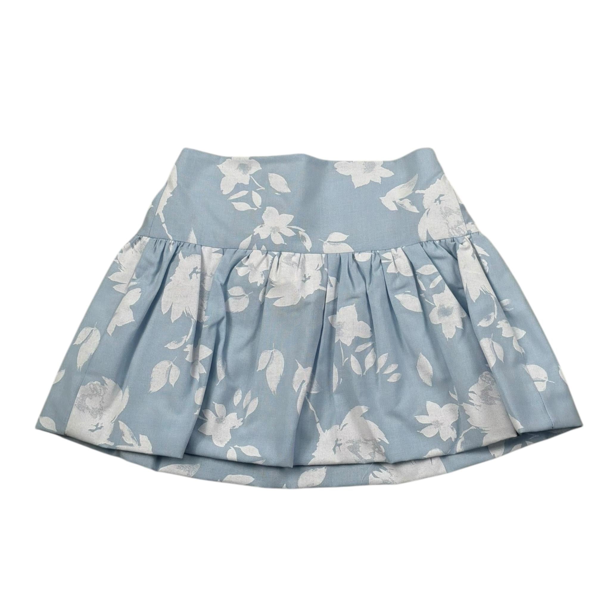 M+E' Gonna Tinta Unita con Stampe per Neonata UE1086N AZZURRO M+E' 